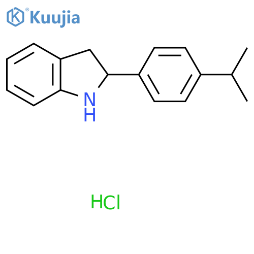 2-(4-Isopropylphenyl)indoline hydrochloride structure