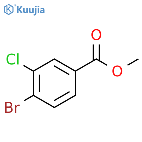 Methyl 4-bromo-3-chlorobenzoate structure