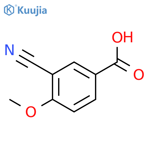 3-Cyano-4-methoxybenzoic acid structure
