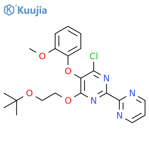 4-Chloro-6-2-(1,1-dimethylethoxy)ethoxy-5-(2-methoxyphenoxy)-2,2'-bipyrimidine structure