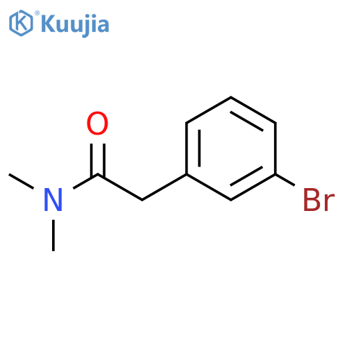 2-(3-bromophenyl)-N,N-dimethylacetamide structure