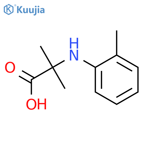 2-methyl-N-(2-methylphenyl)Alanine structure