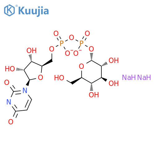uridine 5'-diphosphoglucose disodium structure