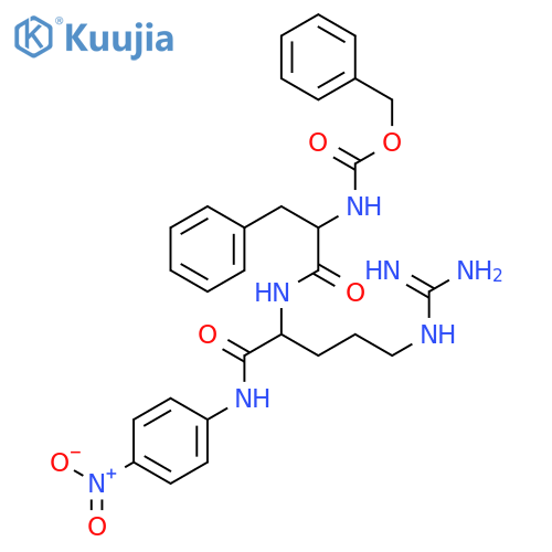 L-Argininamide,N-[(phenylmethoxy)carbonyl]-L-phenylalanyl-N-(4-nitrophenyl)- structure