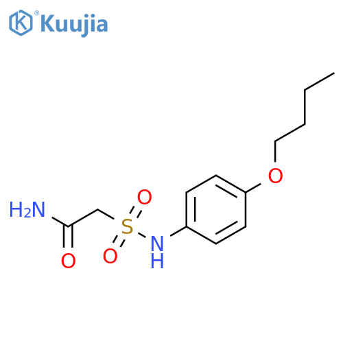 Acetamide, 2-[[(4-butoxyphenyl)amino]sulfonyl]- structure