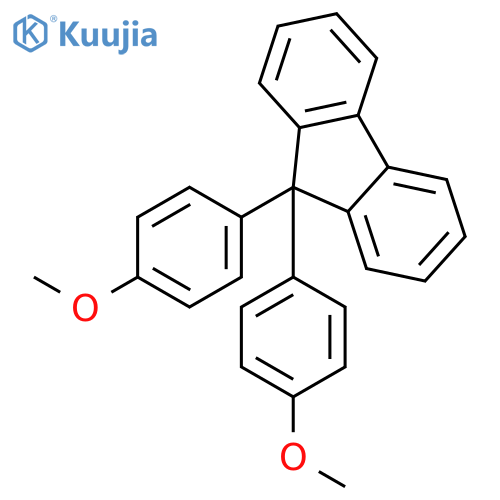 9,9-Bis(4-methoxyphenyl)-9H-fluorene structure