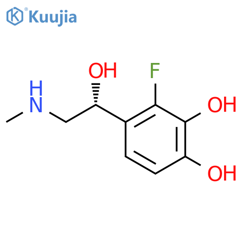 1,2-Benzenediol,3-fluoro-4-[(1R)-1-hydroxy-2-(methylamino)ethyl]- structure