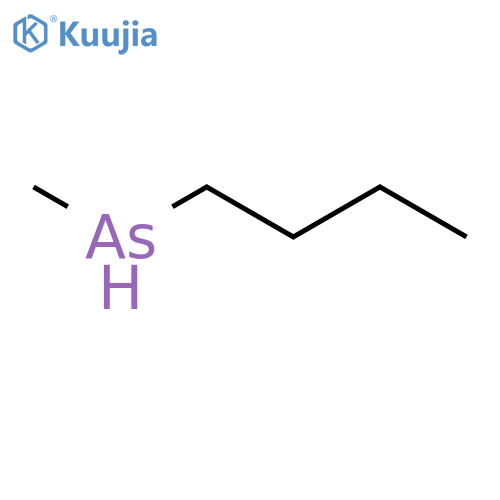 Arsine, butylmethyl- structure
