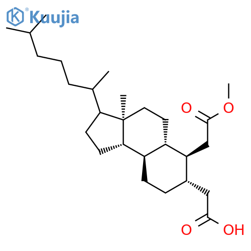 1H-Benz[e]indene-6,7-diaceticacid, 3-[(1R)-1,5-dimethylhexyl]dodecahydro-3a,6-dimethyl-,(3R,3aR,5aS,6S,7S,9aR,9bS)- structure