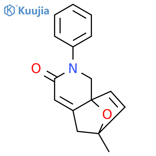 3H-6,8a-Epoxyisoquinolin-3-one, 1,2,5,6-tetrahydro-6-methyl-2-phenyl- structure