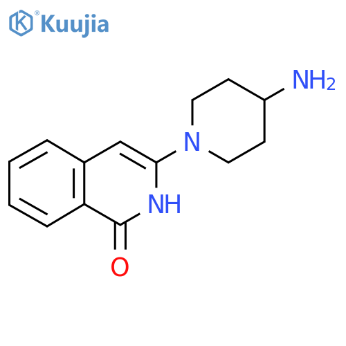 3-(4-aminopiperidin-1-yl)-2H-isoquinolin-1-one structure