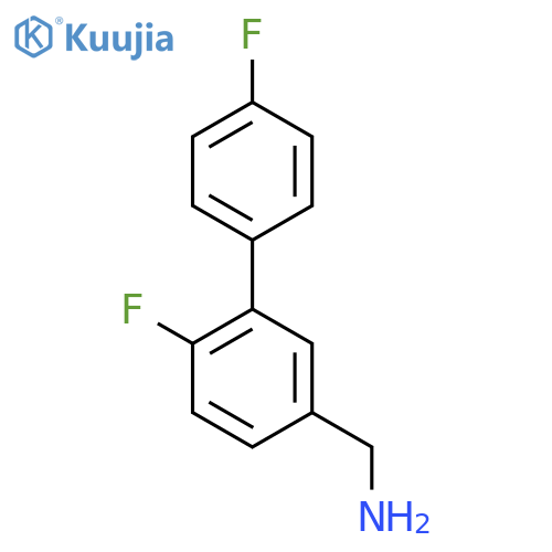 (4',2-Difluorobiphenyl-5-yl)methanamine structure