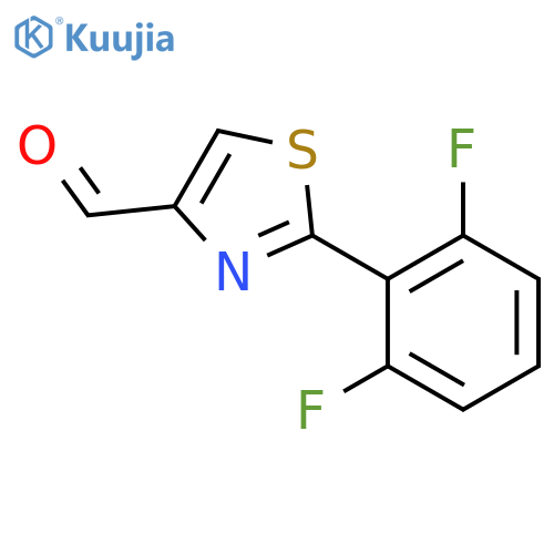 2-(2,6-Difluorophenyl)thiazole-4-carbaldehyde structure