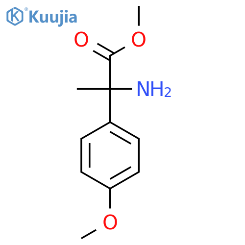 Methyl 2-amino-2-(4-methoxyphenyl)propanoate structure