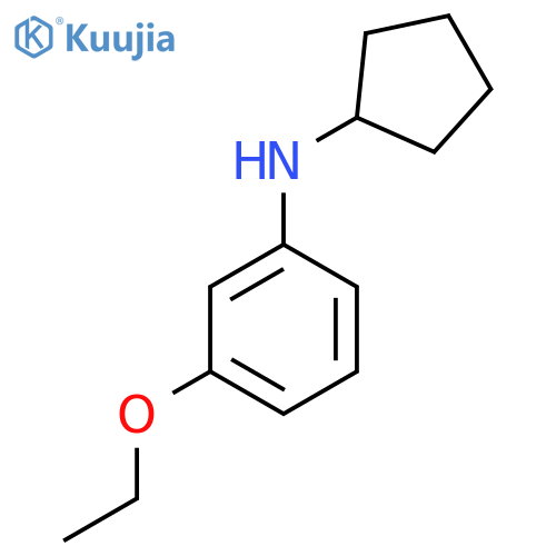 N-cyclopentyl-3-ethoxyaniline structure