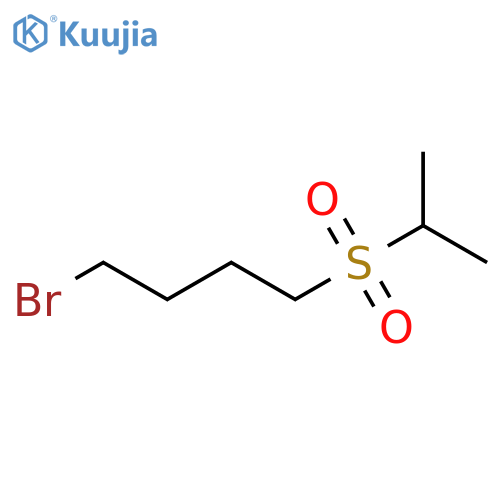 1-Bromo-4-(propane-2-sulfonyl)butane structure