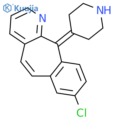 8-Chloro-11-(piperidin-4-ylidene)-11H-benzo5,6cyclohepta1,2-bpyridine structure
