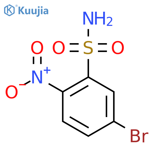 5-bromo-2-nitrobenzene-1-sulfonamide structure