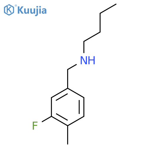 butyl(3-fluoro-4-methylphenyl)methylamine structure