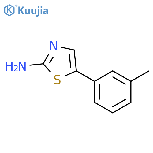 5-(3-Methylphenyl)-1,3-thiazol-2-amine structure