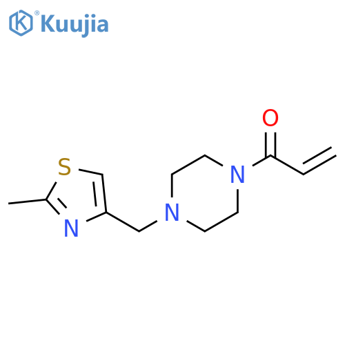 1-{4-(2-methyl-1,3-thiazol-4-yl)methylpiperazin-1-yl}prop-2-en-1-one structure
