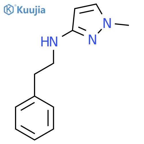 1-Methyl-N-(2-phenylethyl)-1H-pyrazol-3-amine structure