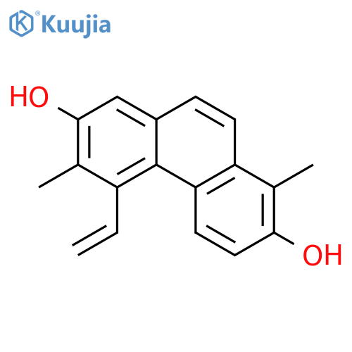 2,7-Phenanthrenediol,5-ethenyl-1,6-dimethyl- structure