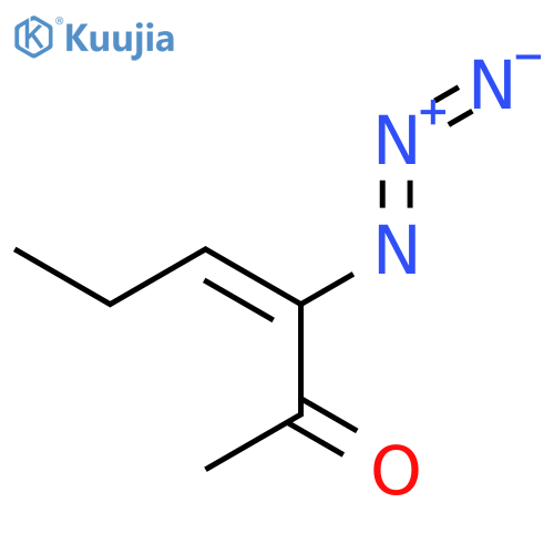 3-Hexen-2-one, 3-azido- structure