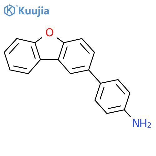4-(2-Dibenzofuranyl)Benzenamine structure