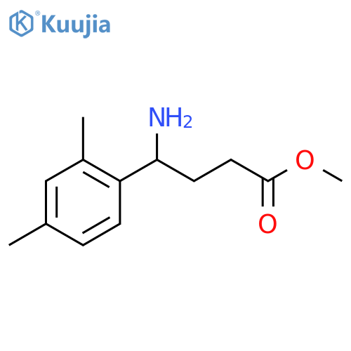 methyl 4-amino-4-(2,4-dimethylphenyl)butanoate structure