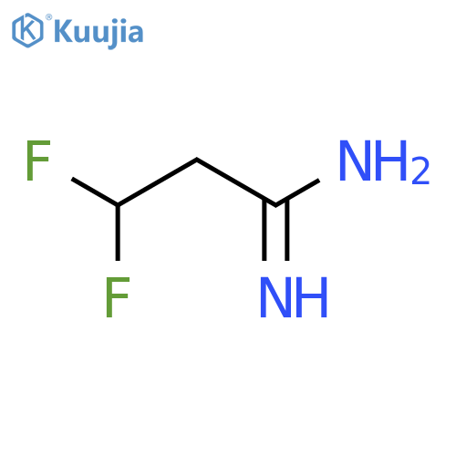 3,3-difluoropropanimidamide structure