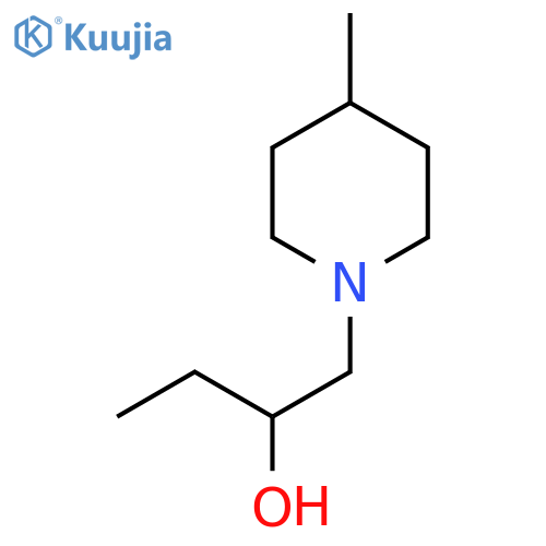 1-Piperidineethanol, α-ethyl-4-methyl- structure