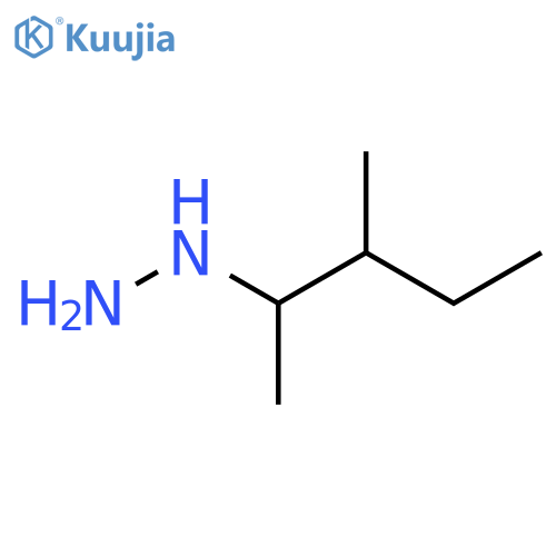 1-(3-METHYLPENTAN-2-YL)HYDRAZINE structure