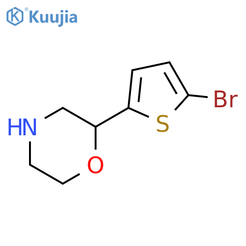 2-(5-BROMOTHIOPHEN-2-YL)MORPHOLINE structure