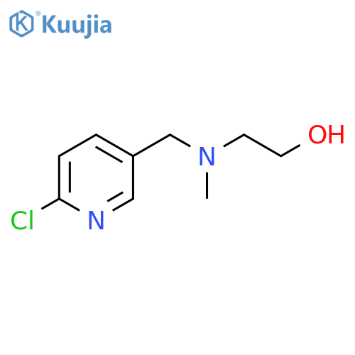 2-[(6-Chloro-pyridin-3-ylmethyl)-methyl-amino]-ethanol structure