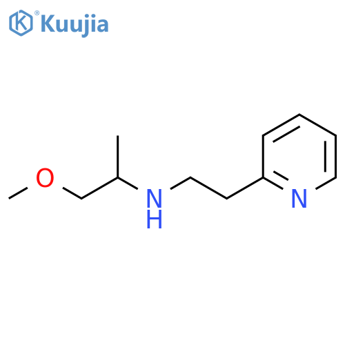 (1-Methoxypropan-2-yl)[2-(pyridin-2-yl)ethyl]amine structure