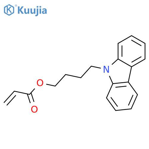 2-PROPENOIC ACID, 4-(9H-CARBAZOL-9-YL)BUTYL ESTER structure