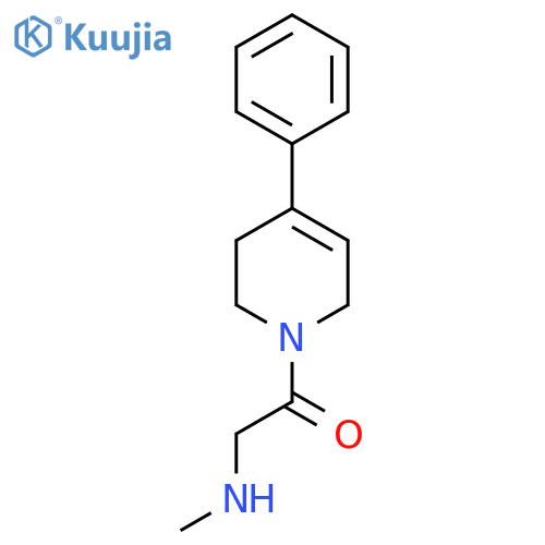 2-(methylamino)-1-(4-phenyl-3,6-dihydropyridin-1(2H)-yl)ethan-1-one structure
