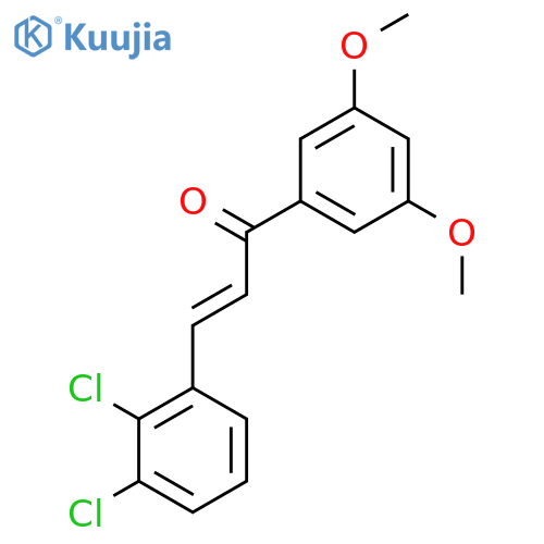 2-PROPEN-1-ONE, 3-(DICHLOROPHENYL)-1-(3,5-DIMETHOXYPHENYL)- structure