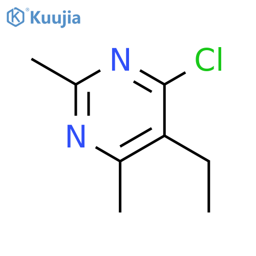 4-chloro-5-ethyl-2,6-dimethylpyrimidine structure
