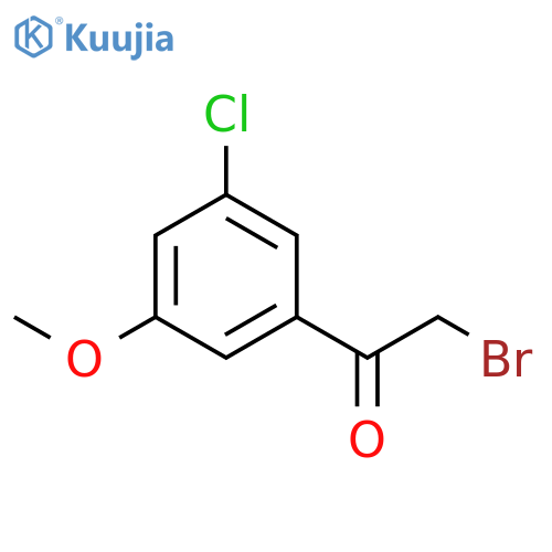 3'-Chloro-5'-methoxyphenacyl bromide structure
