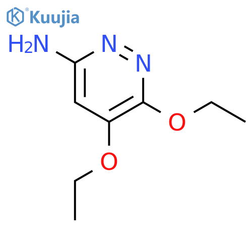5,6-diethoxy-3-Pyridazinamine structure