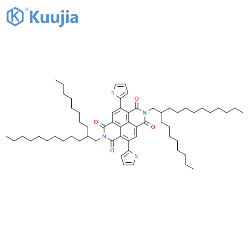 Benzo[lmn][3,8]phenanthroline-1,3,6,8(2H,7H)-tetrone, 2,7-bis(2-octyldodecyl)-4,9-di-2-thienyl- structure