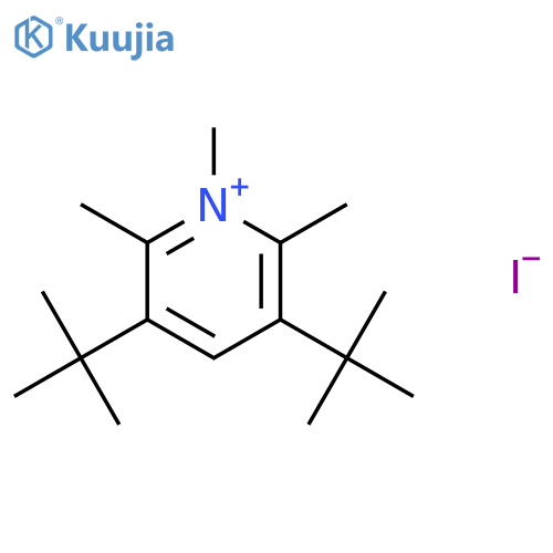 PYRIDINIUM, 3,5-BIS(1,1-DIMETHYLETHYL)-1,2,6-TRIMETHYL-, IODIDE structure