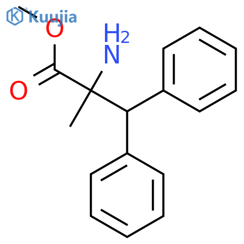 Methyl 2-amino-2-methyl-3,3-diphenylpropanoate structure