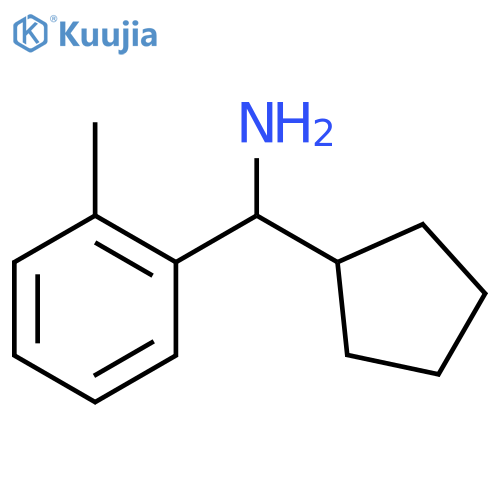 Cyclopentyl(2-methylphenyl)methanamine structure