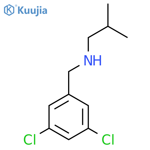 [(3,5-Dichlorophenyl)methyl](2-methylpropyl)amine structure