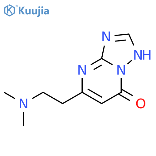 [1,2,4]Triazolo[1,5-a]pyrimidin-7(1H)-one, 5-[2-(dimethylamino)ethyl]- structure