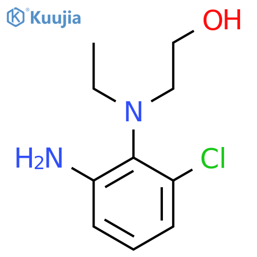 2-(2-Amino-6-chloroethylanilino)-1-ethanol structure