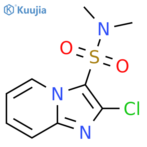 2-Chloro-N,N-dimethylimidazo1,2-apyridine-3-sulfonamide structure